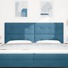 vidaXL T&ecirc;te de lit Bleu fonc&eacute; 200 cm Velours