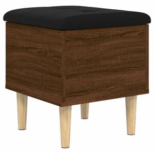 vidaXL Banc de rangement ch&ecirc;ne marron 42x42x46 cm bois d'ing&eacute;nierie
