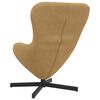 vidaXL Fauteuil œuf Marron 63 x 73 x 90 cm Velours