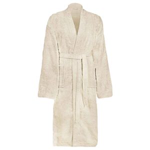 vidaXL Peignoir KINN Cr&egrave;me L Coton