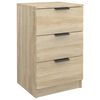 vidaXL Table de chevet Ch&ecirc;ne sonoma 40x36x65 cm