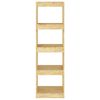 vidaXL Biblioth&egrave;que/S&eacute;parateur de pi&egrave;ce 40x30x135,5 cm pin massif