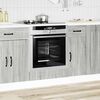 vidaXL Armoire &agrave; four Kalmar sonoma gris bois d'ing&eacute;nierie