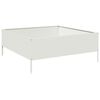 vidaXL Lit sur&eacute;lev&eacute; de jardin blanc 100x100x25 cm acier
