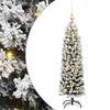 vidaXL Sapin de No&euml;l artificiel Vert 150 cm PVC et acier et plastique