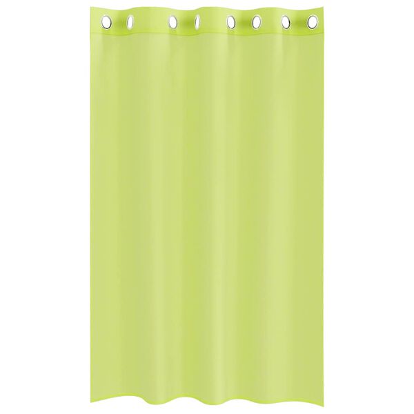 vidaXL Rideaux en voile avec œillets 2 pcs vert pomme 140x175 cm
