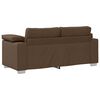 vidaXL Canap&eacute; 140cm Marron tissu