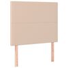 vidaXL Sommier &agrave; lattes de lit avec matelas Cappuccino 100x200 cm