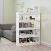 vidaXL Biblioth&egrave;que/S&eacute;parateur de pi&egrave;ce Blanc 100x30x135 cm