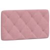 vidaXL Cadre de lit sans matelas rose 80x200 cm velours