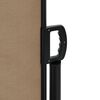 vidaXL Auvent lat&eacute;ral r&eacute;tractable taupe 160x1200 cm