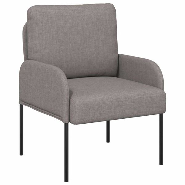 vidaXL Canap&eacute;s avec coussin 55cm Taupe Contreplaqu&eacute;
