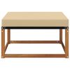 vidaXL Hocker d'ext&eacute;rieur Bois d'Acacia Massif Naturel