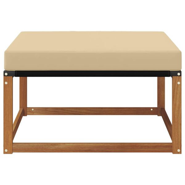 vidaXL Hocker d'ext&eacute;rieur Bois d'Acacia Massif Naturel