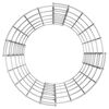 vidaXL Poteau &agrave; gabion circulaire Acier galvanis&eacute; &Oslash;30x50 cm