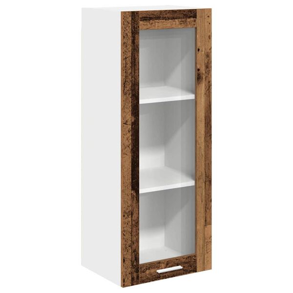 vidaXL Armoire suspendue avec stockage Bois ancien 40 x 31 x 100 cm