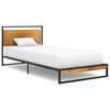 vidaXL Cadre de lit sans matelas m&eacute;tal 100x200 cm