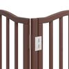 vidaXL Barri&egrave;re pour chien porte pliable 12 panneaux bois de peuplier
