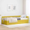 vidaXL Cadre de lit d'angle avec matelas Autre 2 pcs Vert Velours