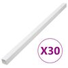 vidaXL Goulotte de c&acirc;ble 33x33 mm 30 m PVC