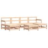 vidaXL Salon de jardin 7 pcs Bois de pin massif