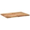 vidaXL Dessus de table rectangulaire 120x70x4 cm bois massif d'acacia