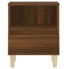vidaXL Table de chevet Ch&ecirc;ne marron 40x35x50 cm