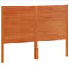 vidaXL T&ecirc;te de lit cire marron 135 cm bois massif de pin