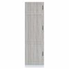 vidaXL Armoire de cuisine Porto sonoma gris bois d'ing&eacute;nierie