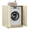 vidaXL Meuble pour machine &agrave; laver Ch&ecirc;ne Sonoma
