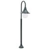 vidaXL Lampadaire de jardin E27 120 cm Aluminium Vert fonc&eacute;