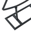 vidaXL Arbre de No&euml;l en m&eacute;tal avec support Noir 180 cm Acier
