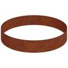 vidaXL Cache-pot de jardin Marron 120 x 120 x 20 cm Acier patin&eacute;