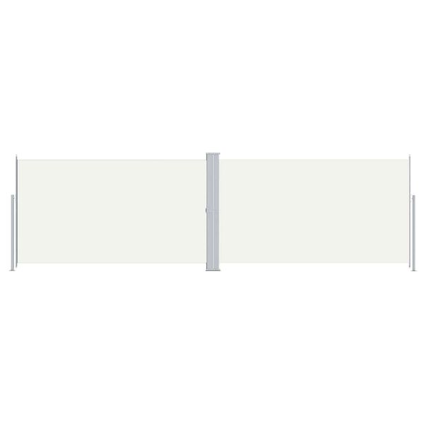 vidaXL Auvent lat&eacute;ral r&eacute;tractable Cr&egrave;me 180x600 cm