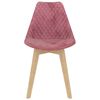 vidaXL Ensemble de salle &agrave; manger 7 pcs Rose