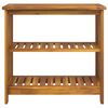 vidaXL Armoire de jardin Naturel 75 x 35 x 70cm Bois d'Acacia Massif