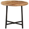 vidaXL Table basse 45x45x40 cm bois de manguier solide et fer