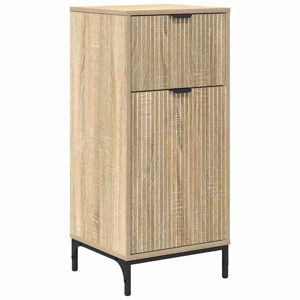 vidaXL Cabinet de salle de bain Ch&ecirc;ne Sonoma 39,5 x 36 x 88 cm