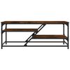 vidaXL Table basse ch&ecirc;ne fum&eacute; 100x49x40 cm bois d'ing&eacute;nierie