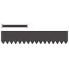 vidaXL Bordure de Pelouse 30 pcs Noir 100 x 0.05 x 20 cm