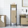 vidaXL Armoire de salle de bain ch&ecirc;ne sonoma 33x33x120,5 cm
