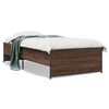 vidaXL Cadre de lit sans matelas ch&ecirc;ne marron 90x200 cm