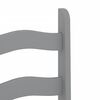 vidaXL Chaises &agrave; manger lot de 2 Corona gris bois massif de pin
