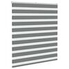 vidaXL Store z&egrave;bre gris fonc&eacute; largeur du tissu 130,9 cm polyester