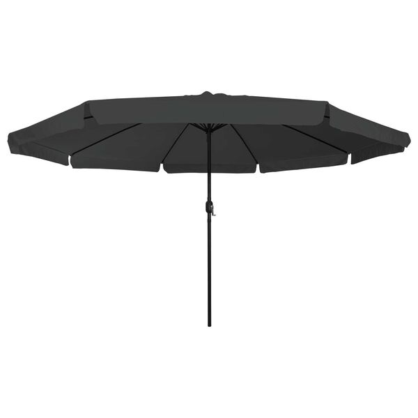 vidaXL Parasol de jardin Anthracite et noir 395 x 395 x 245 cm