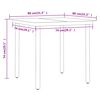 vidaXL Ensemble &agrave; manger de jardin avec coussins 5 pcs Beige