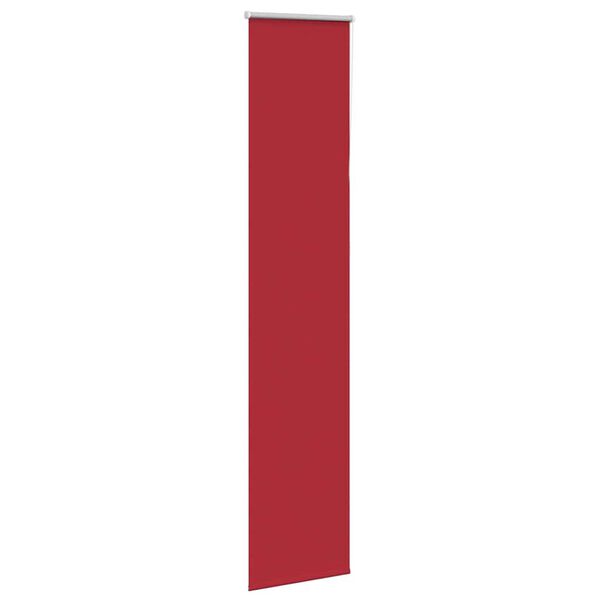 vidaXL Store enrouleur occultant rouge largeur du tissu 50,7 cm