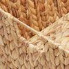 vidaXL Bo&icirc;te de rangement Naturel 75 x 42 x 23 cm Jacinthe d'eau