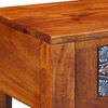 vidaXL Table d'appoint avec tiroir Marron 40 x 30 x 36 cm