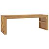 vidaXL Table basse 110x35x38 cm bois massif de teck